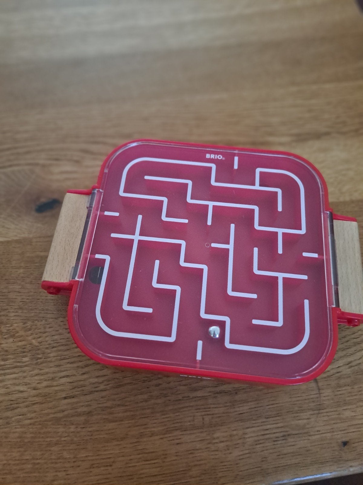 Brio Labyrint Spel - Klassiek Houten Doolhof, Ophalen of Verzenden, Zo goed als nieuw, Jongen of Meisje