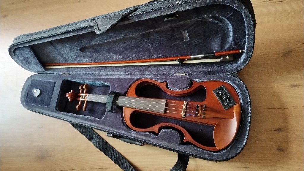 Elektrische viool/Electric violin 4/4 -  Carlo Giordano, Muziek en Instrumenten, Strijkinstrumenten | Violen en Altviolen, Ophalen