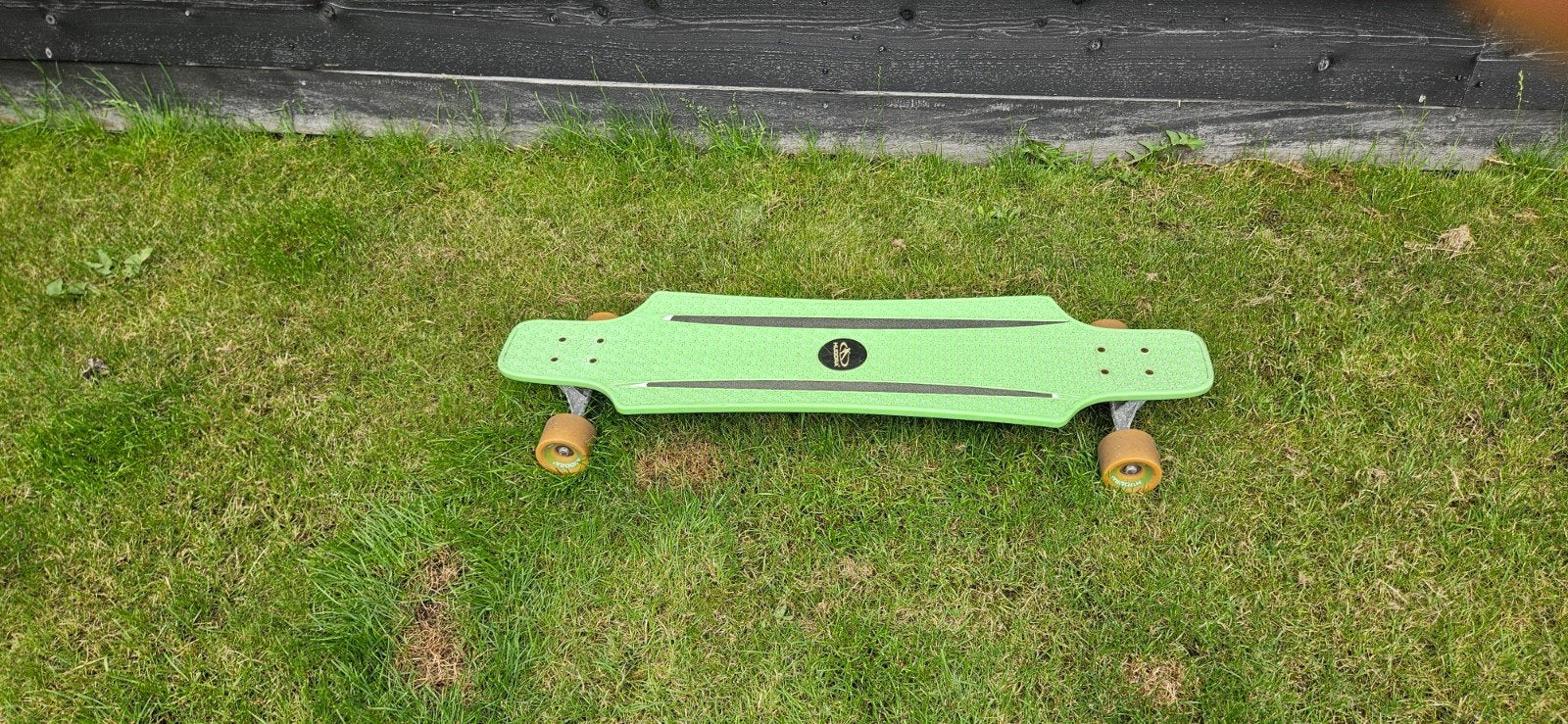 Longboard (hudora) groen, Ophalen, Zo goed als nieuw, Longboard