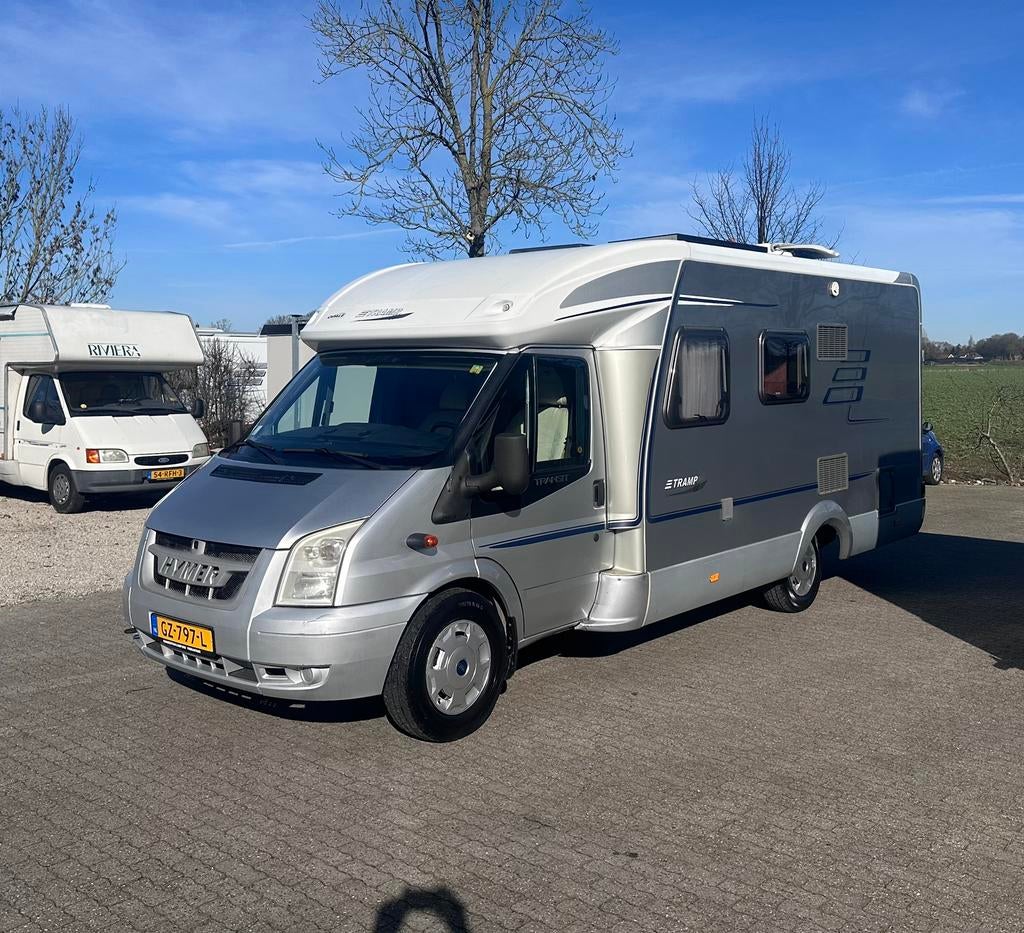 Hymer T 652 CL 130PK fransbed airco 2008, Caravans en Kamperen, Campers, Ringverwarming, Tot en met 2, Bedrijf, Hymer