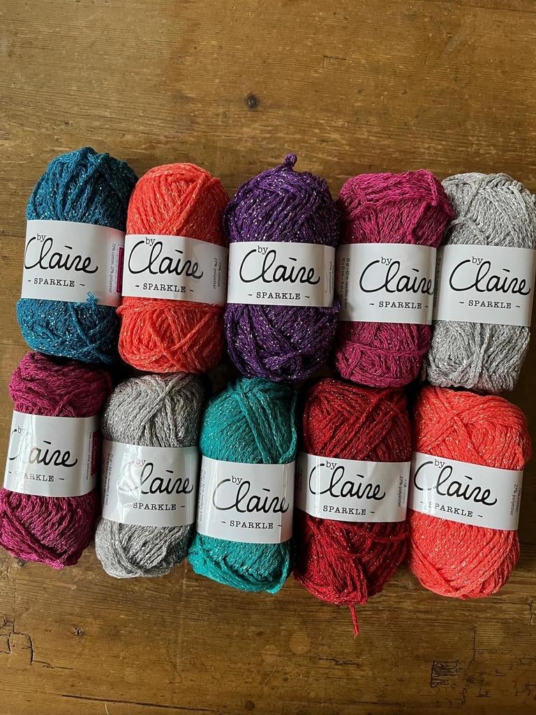 Garens Sparkle by Claire., Hobby en Vrije tijd, Breien en Haken, Ophalen of Verzenden, Nieuw, Breien of Haken, Wol of Garen