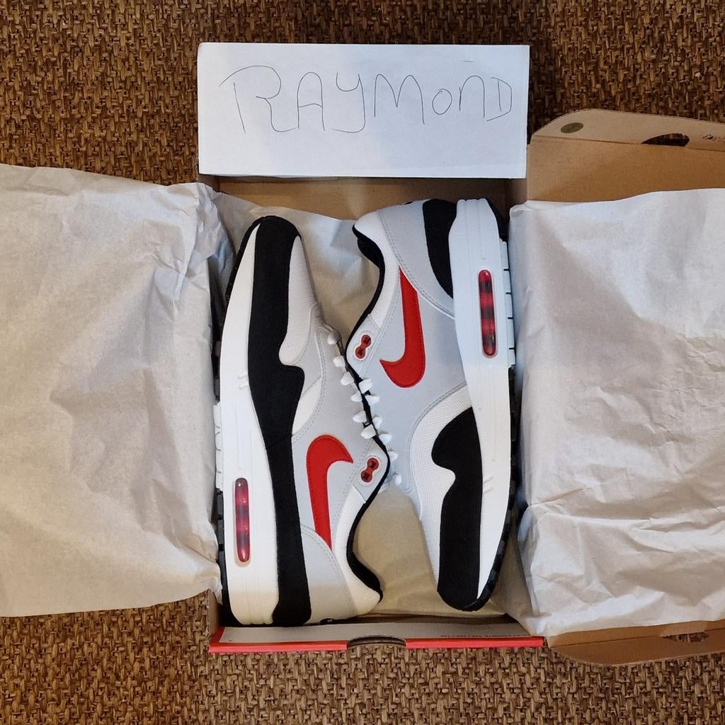 Nike air max 1 Chili 2.0 Maat 46 DS, Kleding | Heren, Schoenen, Nike air max, Overige kleuren, Nieuw, Ophalen of Verzenden