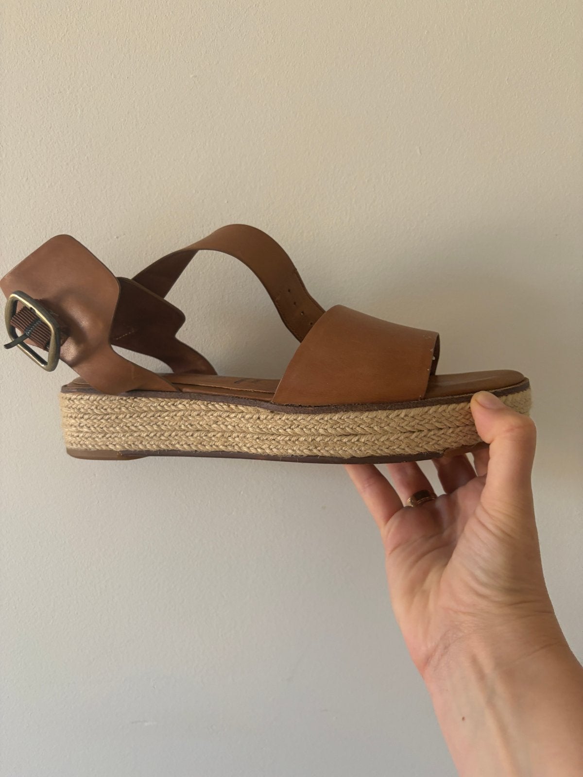 No Stress Cognac Sandalen Maat 39 - Nieuw in doos, Kleding | Dames, Schoenen, Bruin, Zo goed als nieuw, Sandalen of Muiltjes, Ophalen of Verzenden