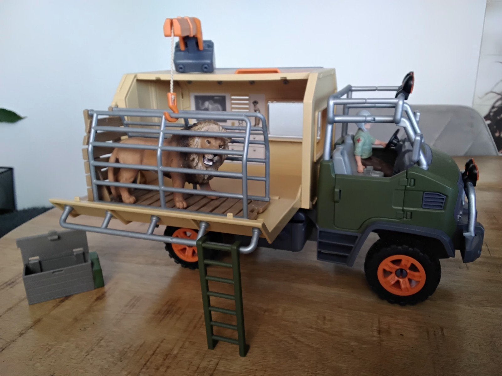Schleich Wild Life Safaritruck, Verzamelen, Speelgoed, Ophalen of Verzenden, Zo goed als nieuw