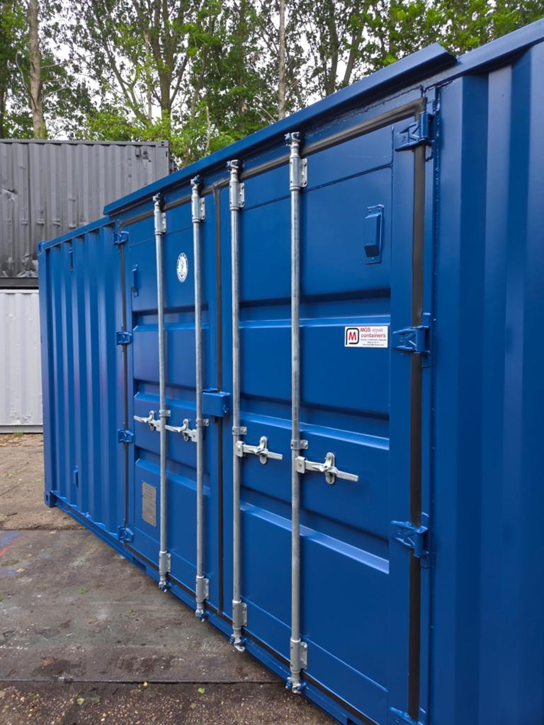 Nieuwe  20 ft zeecontainer extra zijdeuren, Zakelijke goederen, Ophalen of Verzenden