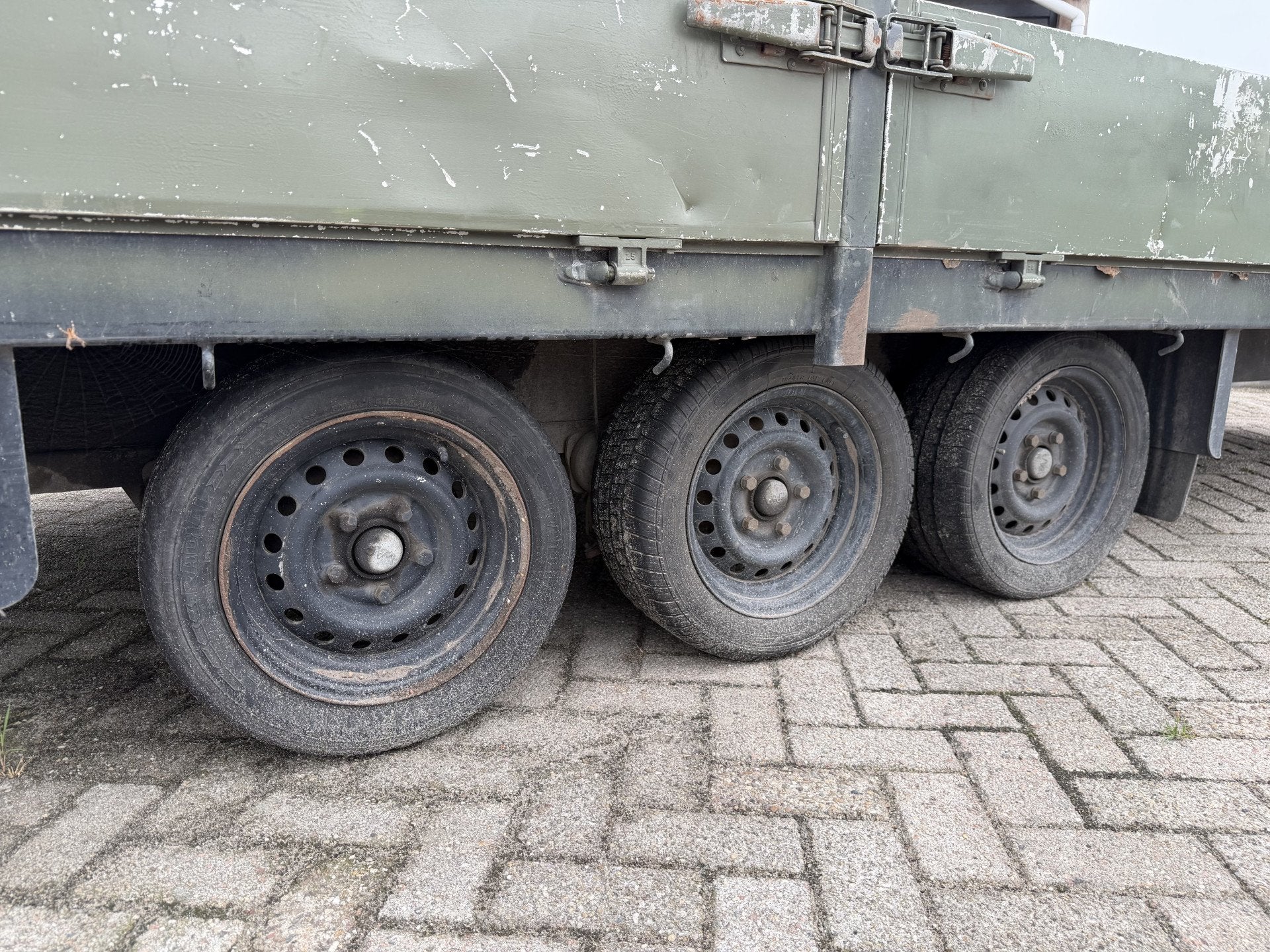 Van Weel VW 3503 / speciaal gebouwde Ebo van Weel 3-assige a, Auto's, Overige brandstoffen, Origineel Nederlands, Bedrijf, Handgeschakeld