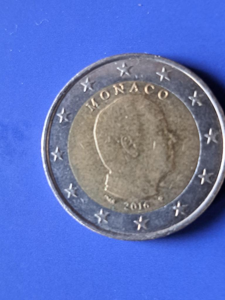 2016 Monaco 2 euro Albert II, Postzegels en Munten, Munten | Europa | Euromunten, Verzenden, Monaco, 2 euro, Losse munt