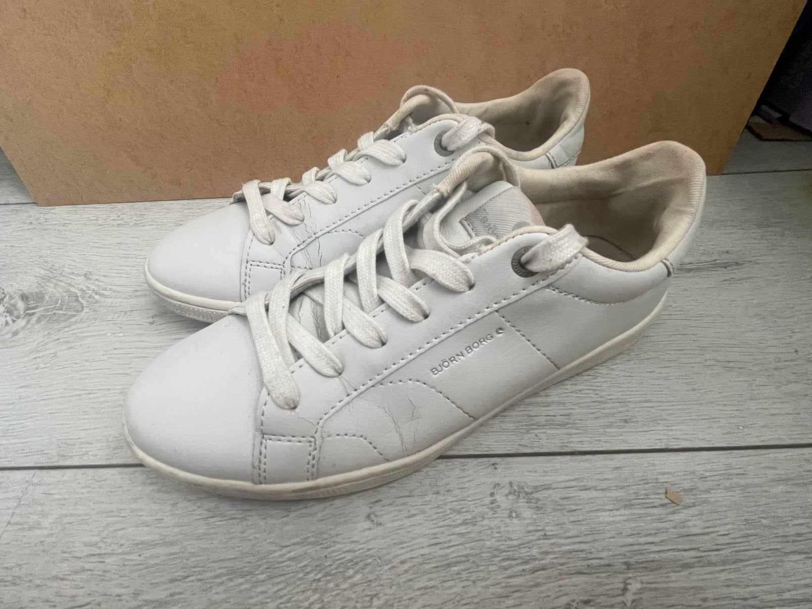 Witte sneakers Bjorn Borg maat 36, Gebruikt, Jongen of Meisje, Schoenen, Ophalen of Verzenden