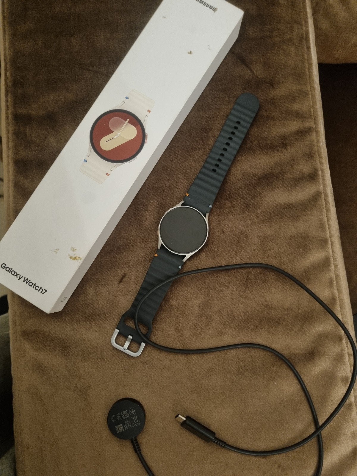 Samsung Galaxy Watch 7, Sieraden, Tassen en Uiterlijk, Smartwatches, Zwart, Nieuw, Ophalen of Verzenden, Samsung