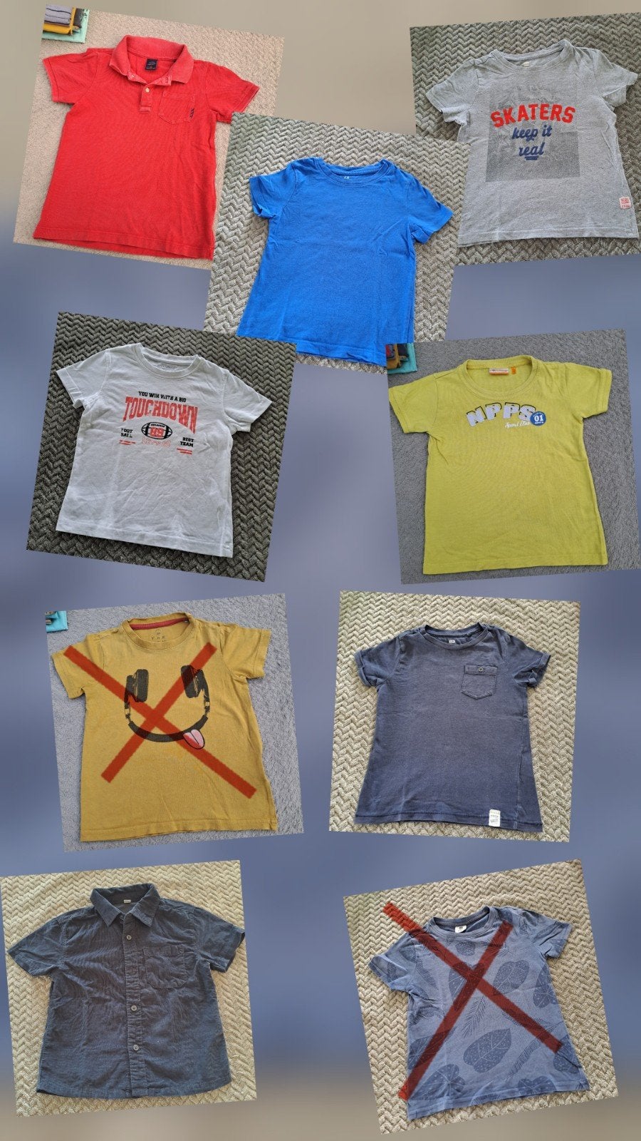 Zomerbundel 8 T-shirts/polo's, maat 98/104, Z8/Name It/WE, Ophalen of Verzenden, Zo goed als nieuw, Jongen, Shirt of Longsleeve