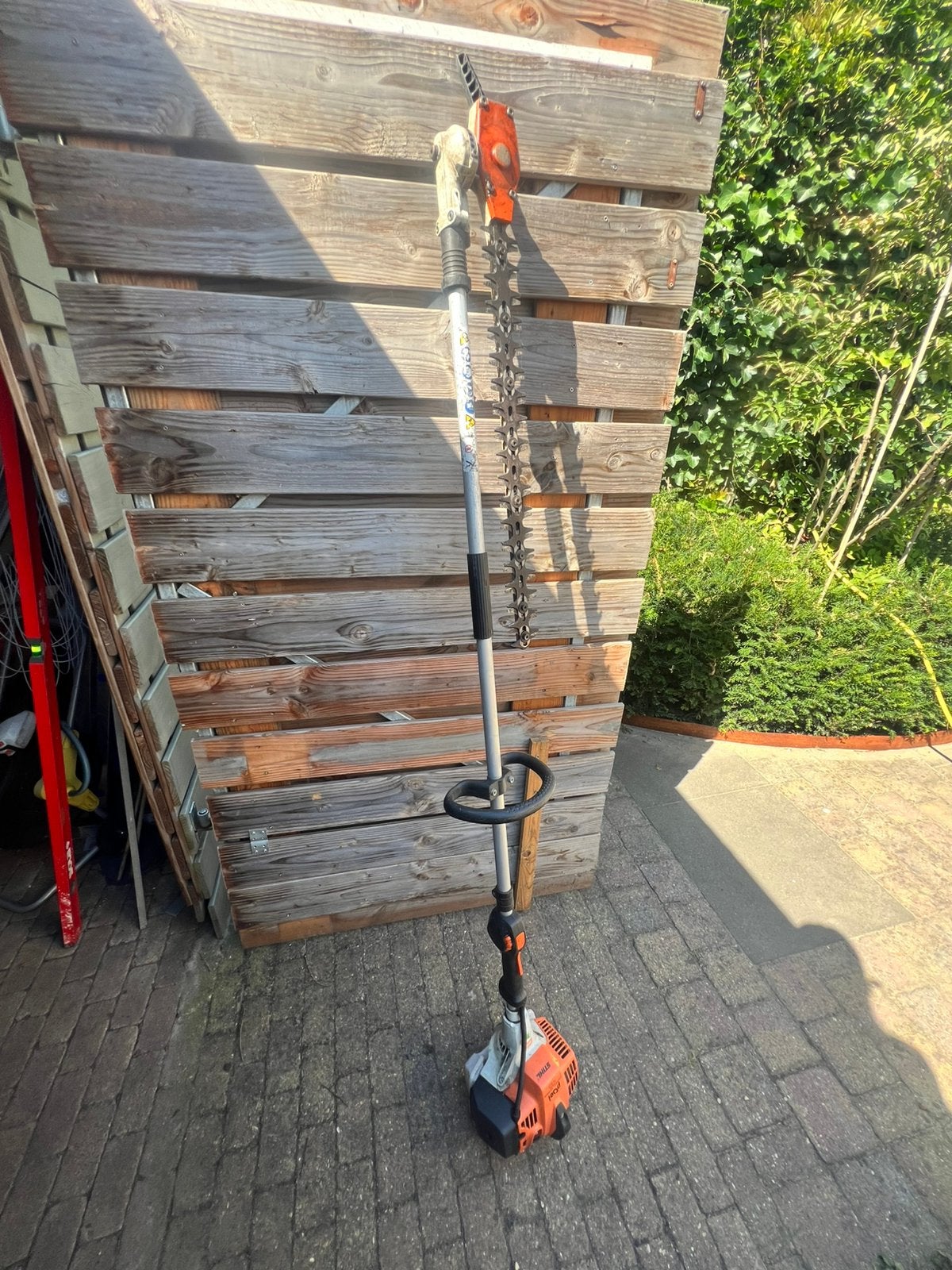 Stokheggenschaar Stihl benzine, Ophalen, Zo goed als nieuw, Benzine