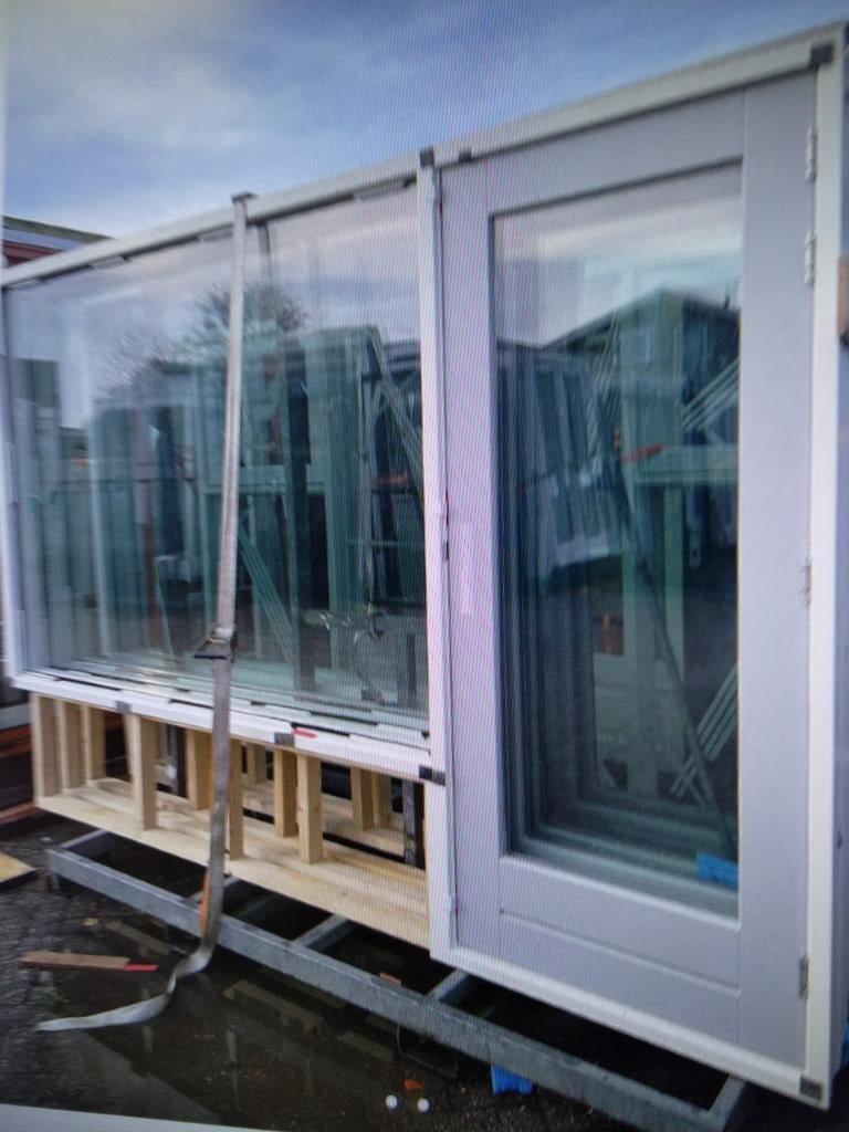 Achterdeur kozijn, Nieuw, Ophalen of Verzenden, Buitendeur, Glas