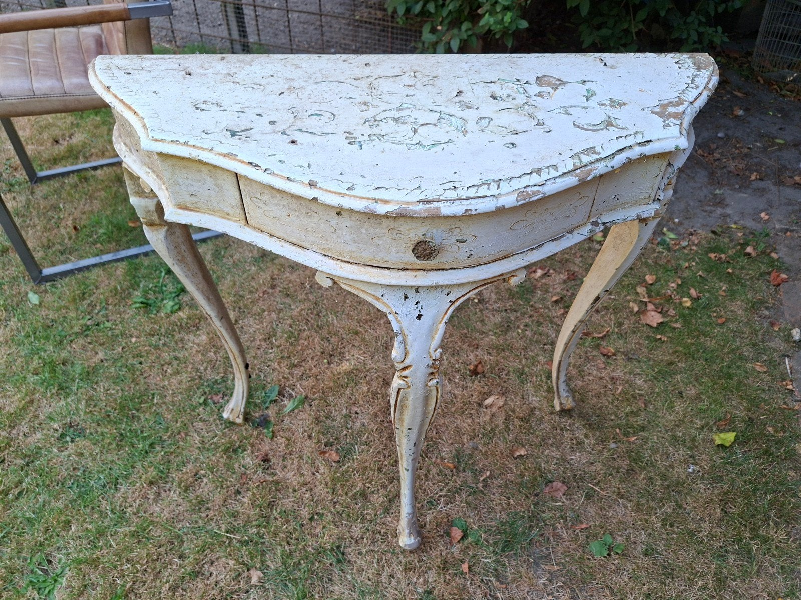 Antieke console tafel met lade - opknapper, Antiek en Kunst, Ophalen
