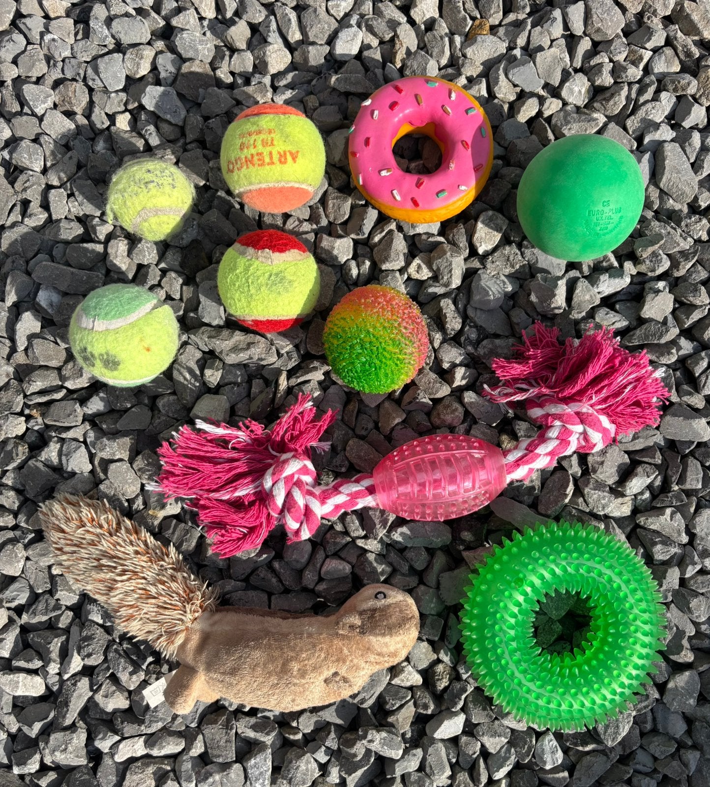 Diverse hondenspeelgoed | ballen donut bijtspeeltjes, Ophalen of Verzenden, Gebruikt