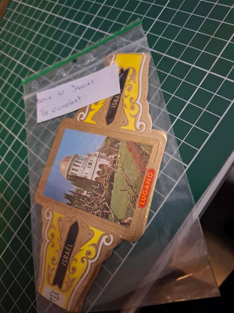 Sigarenbandje Lugano Israël Serie 10 Compleet, Verzamelen, Ophalen of Verzenden