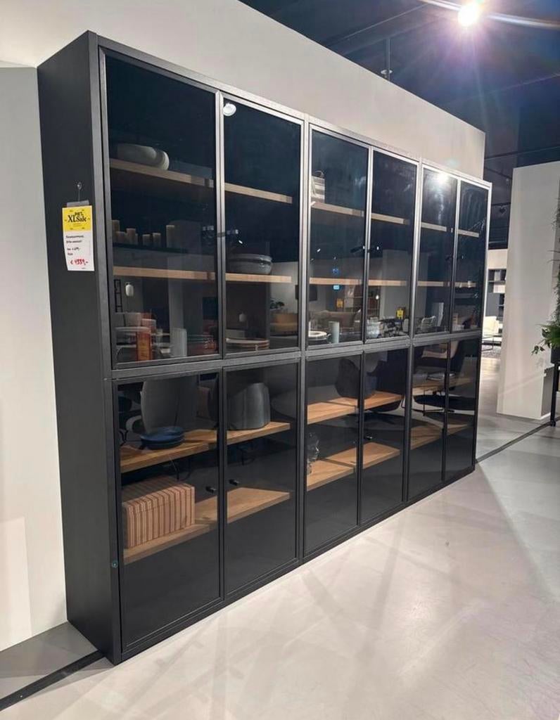 Luxe Enzo Luca Wandkast buffetkast 220x318x40cm LP 6.200,-, Huis en Inrichting, Kasten | Buffetkasten, Nieuw, 200 cm of meer, 200 cm of meer