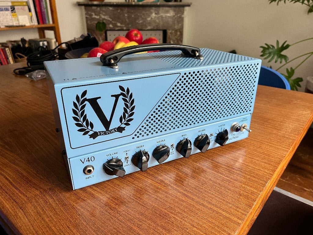 Gitaarversterker Victory V40 the duchess 40 w amp head, Ophalen of Verzenden, Zo goed als nieuw, Gitaar, Minder dan 50 watt