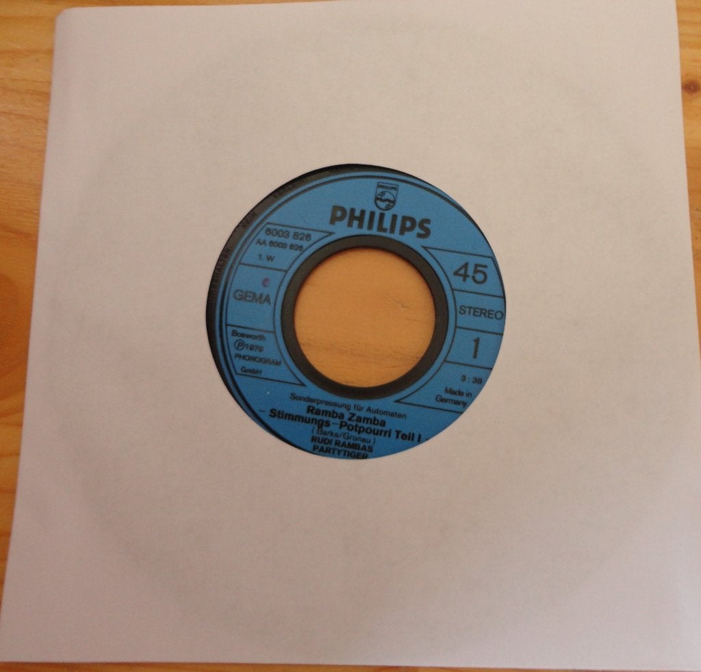 Rudi Rambas party Tiger > Ramba Zamba, Ophalen of Verzenden, Gebruikt, 7 inch, Pop