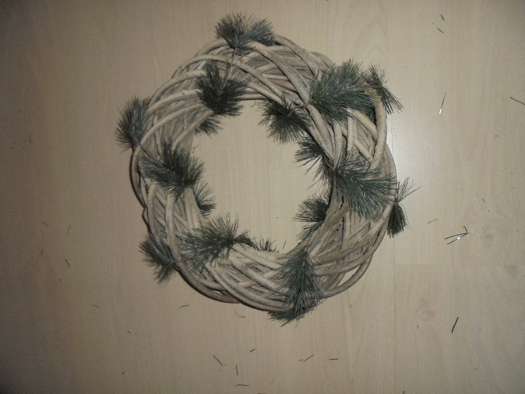 rieten rattan krans doorsnede 40 cm nieuw, 40 cm, Krans, Rotan, Nieuw