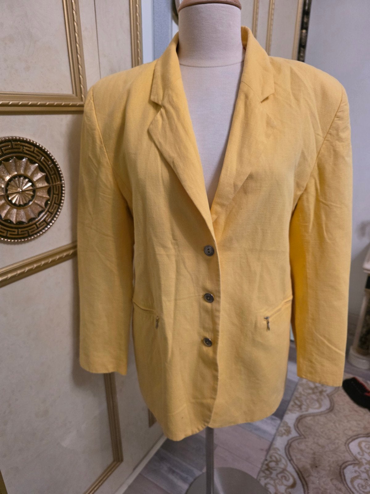 Zomer jas, Ophalen, Zo goed als nieuw, Maat 42/44 (L), Blauw