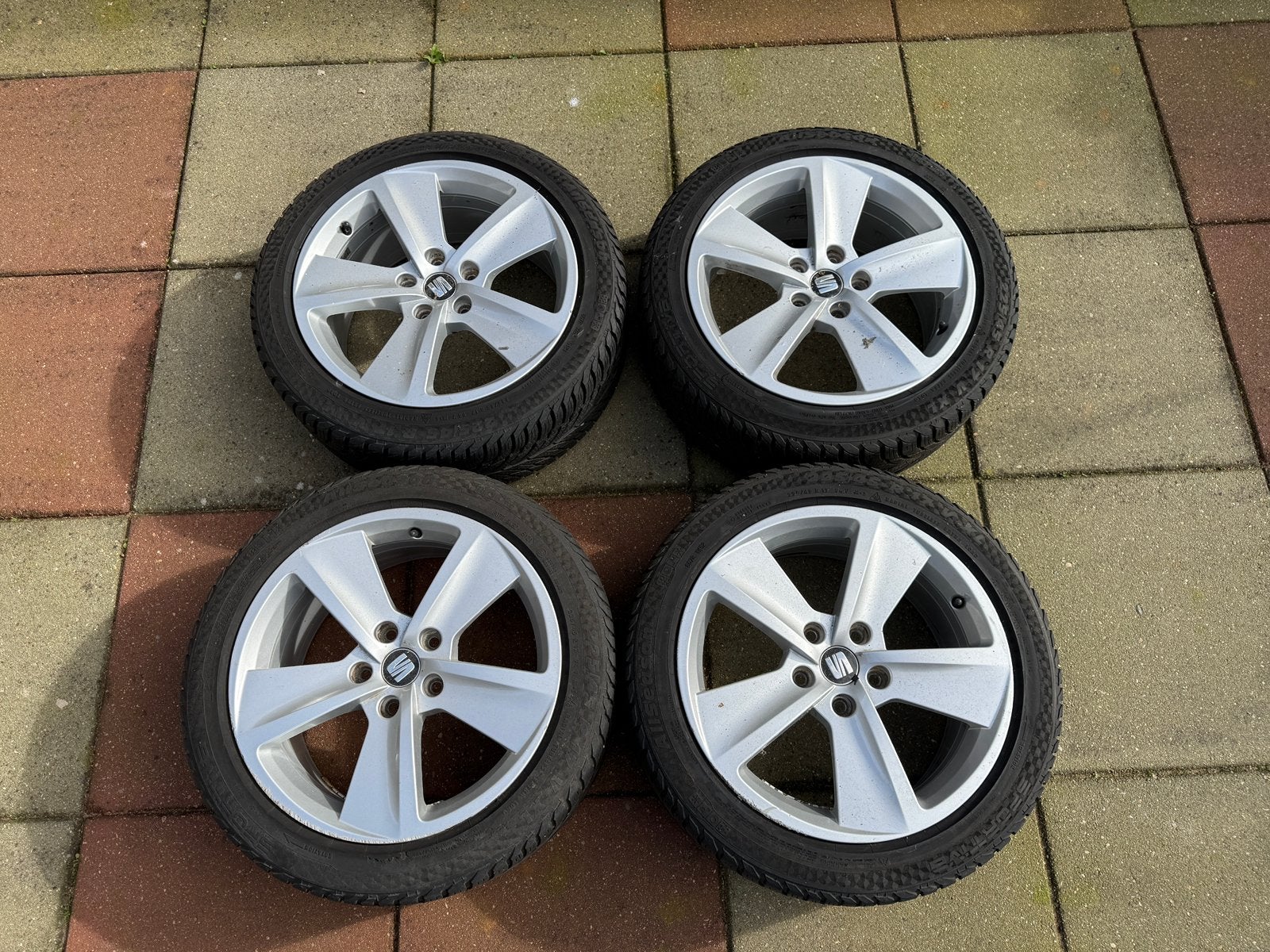 Seat Leon 5F FR Wielen, Auto-onderdelen, Ophalen, Gebruikt, 17 inch, All Season
