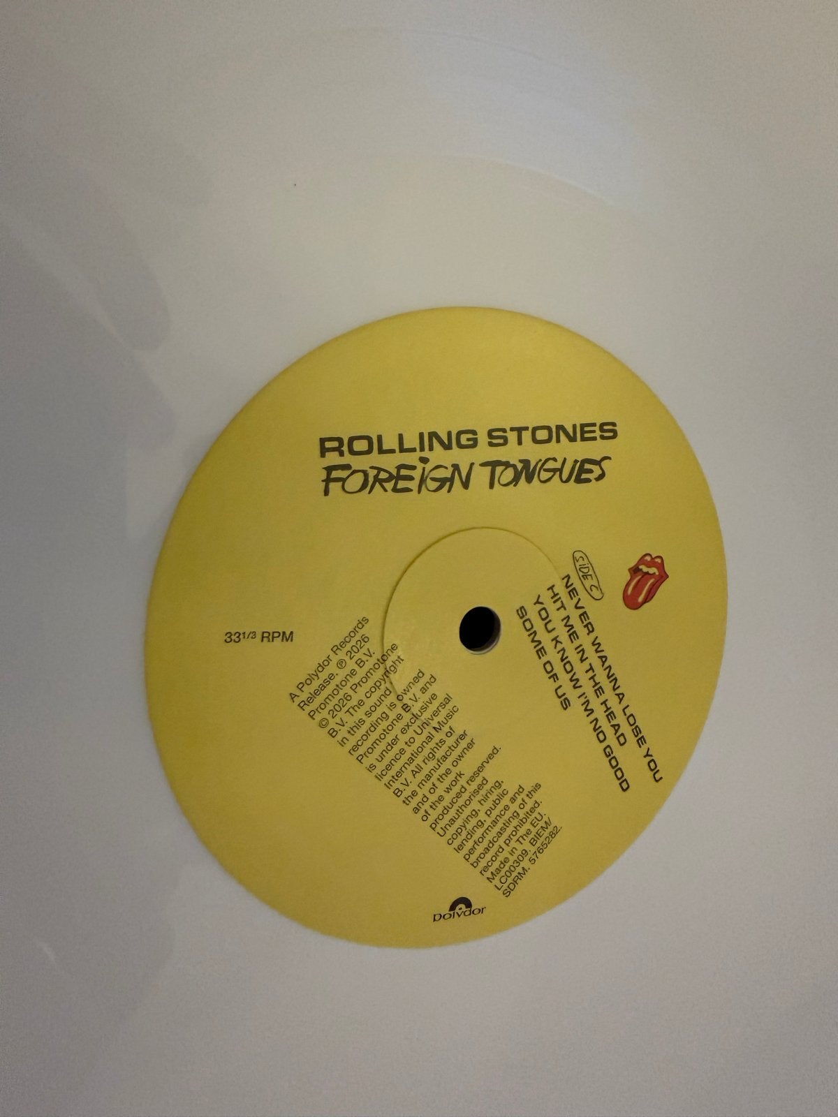Rolling Stones - Foreign Tongues - Speciale editie wit vinyl, LP, Rock, Speciale editie, Ophalen of Verzenden