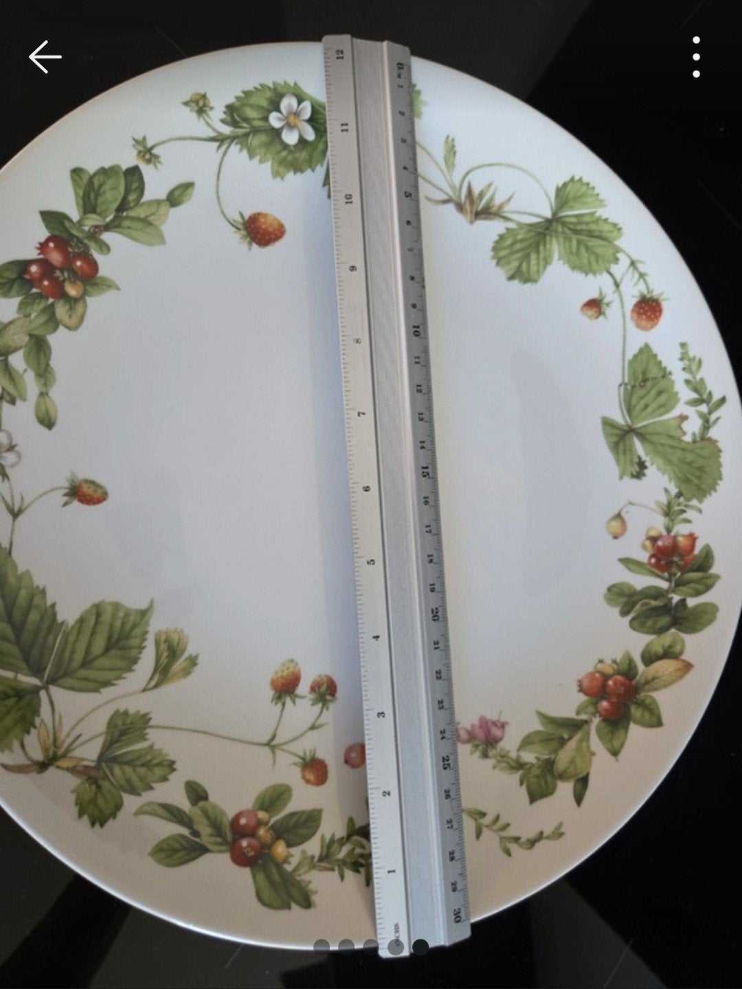 Grote ronde serveerschaal Marjolein Bastin Libelle (30 cm), Ophalen of Verzenden, Zo goed als nieuw, Bord(en), Overige stijlen