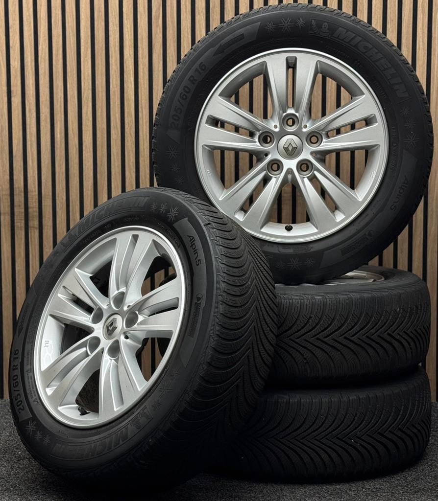 WINTER! Originele 16 inch Renault Scenic 5x114.3 Michelin, Ophalen, 16 inch, ., Banden en Velgen