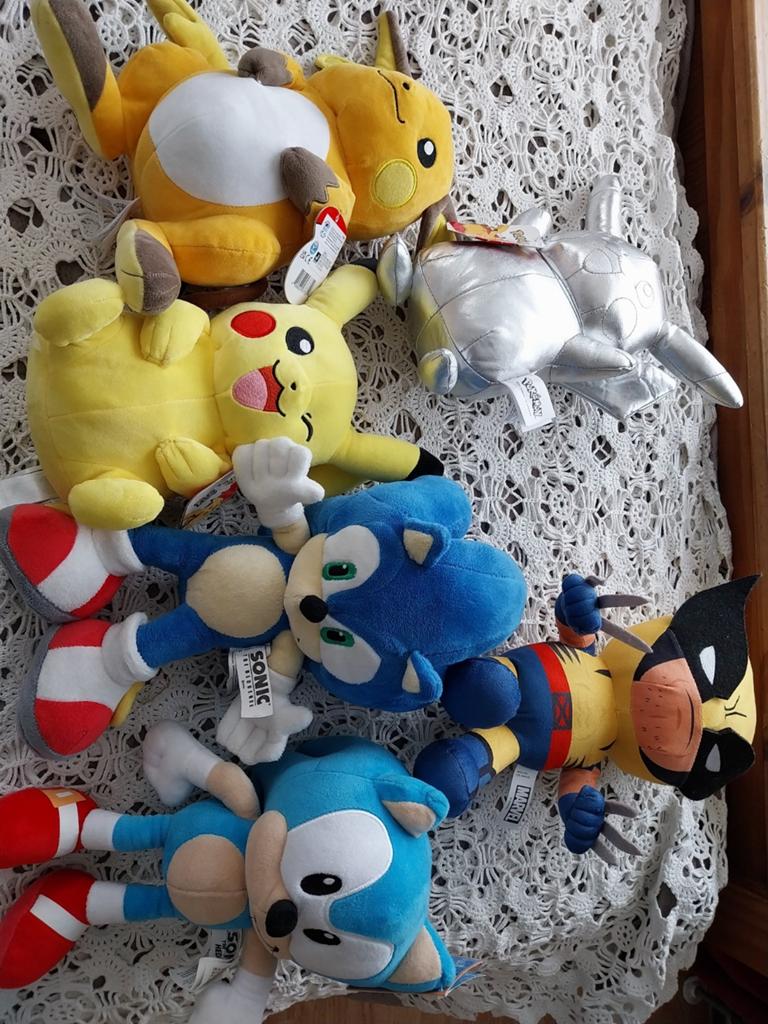 Pokemon knuffels Pikachu en Raichu, Overige typen, Nieuw, Ophalen of Verzenden, Pokémon