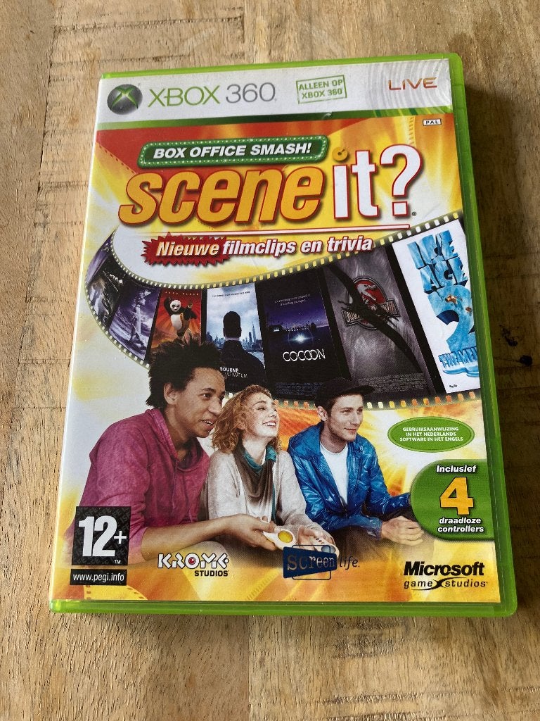 Scene it? (Xbox360) incl controllers, Spelcomputers en Games, Games | Xbox 360, Overige genres, Eén computer, Ophalen of Verzenden