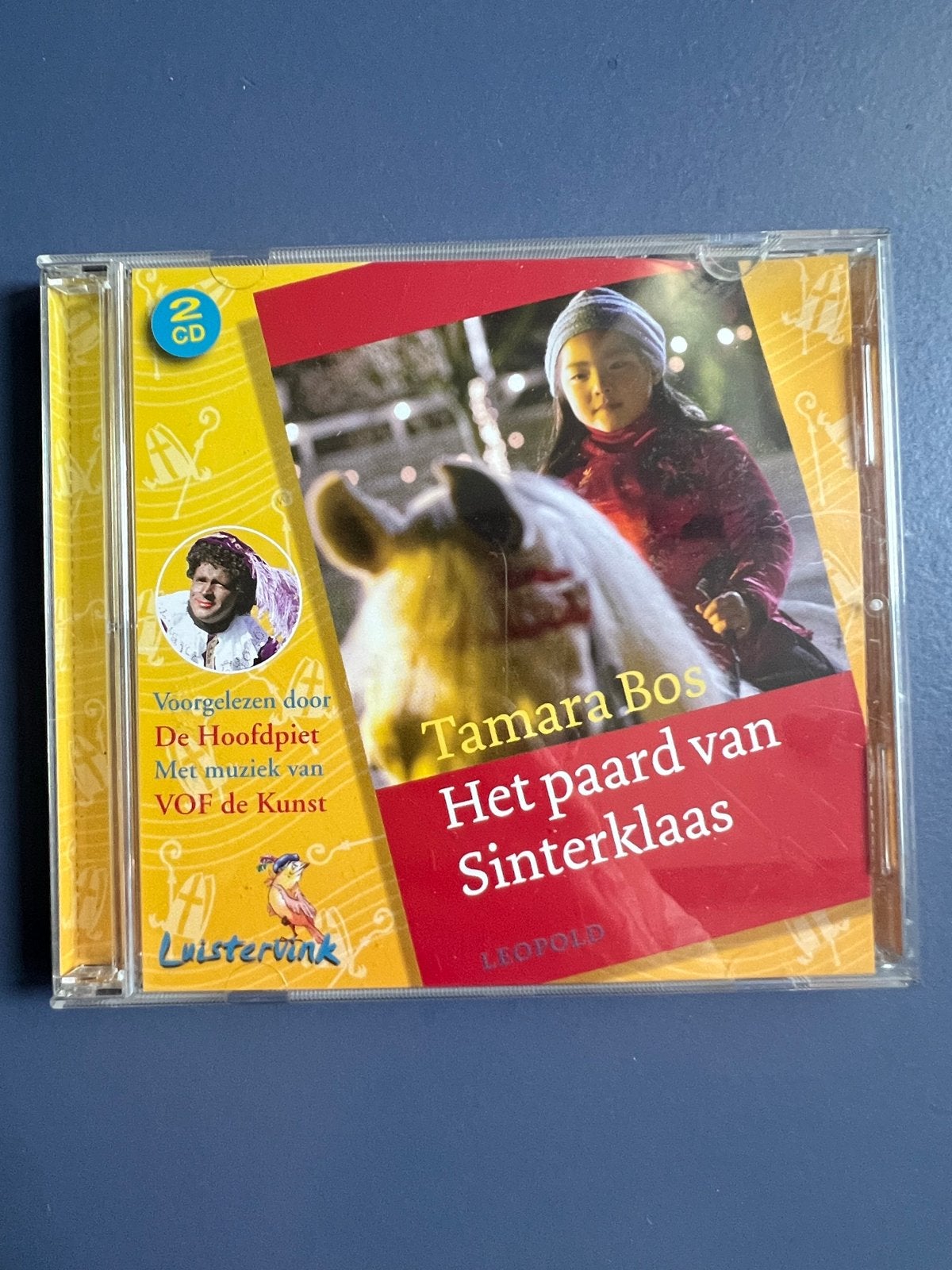 Luistervink: Het paard van Sinterklaas - Tamara Bos (2 CD), Gebruikt, Ophalen of Verzenden, 3 tot 5 jaar, Verhaal of Sprookje
