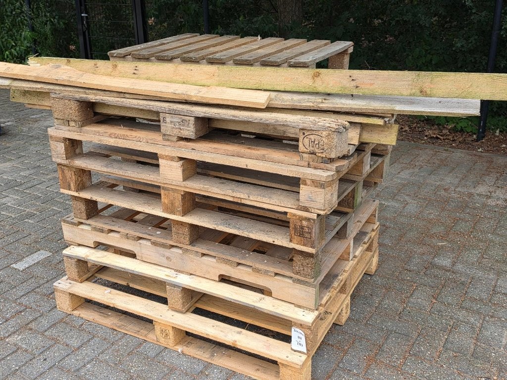 Pallet hout, Ophalen, Gebruikt, 50 mm of meer, Pallet