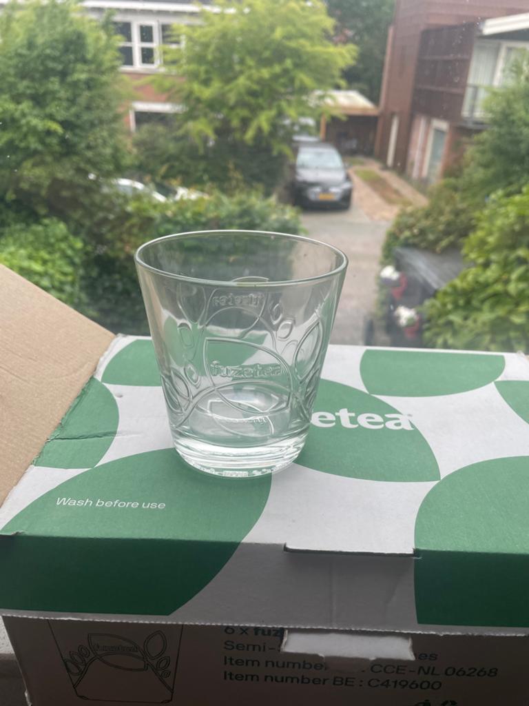 Ice tea glazen, Ophalen of Verzenden, Nieuw, Frisdrankglas