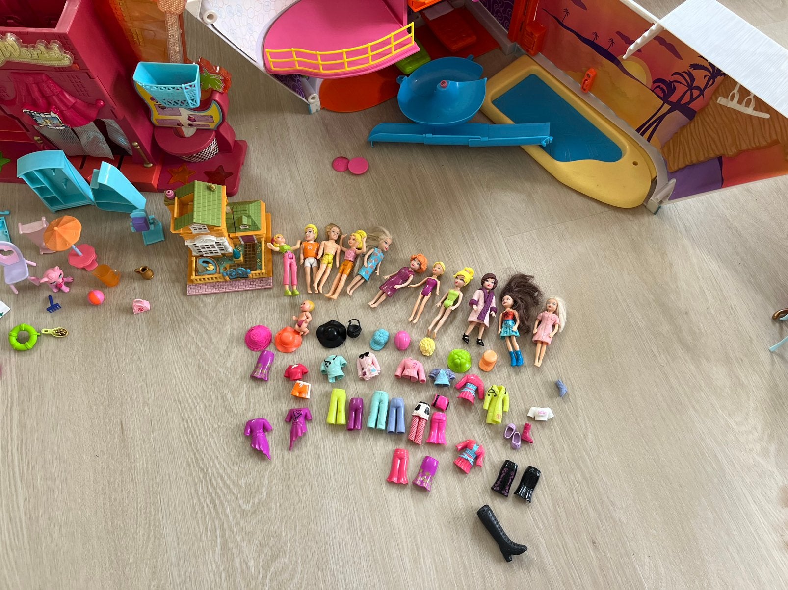 Polly Pocket, Ophalen, Zo goed als nieuw