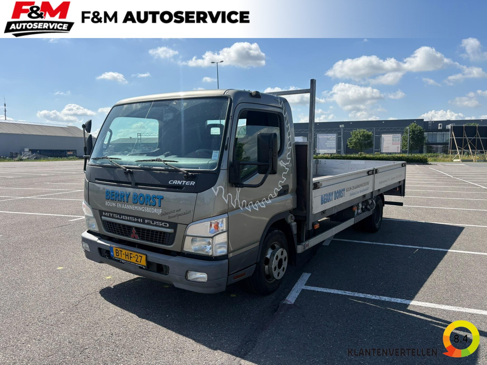 Mitsubishi Canter 6c14 Airco, radio, trekhaak, Auto's, 3244 kg, Stof, Gebruikt, 2652 kg