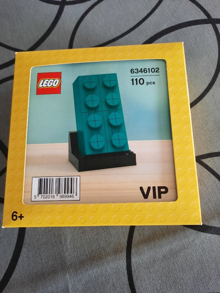 Nieuw Lego 6346102 Groenblauwe 2x4-steen, verzegelde doos., Overige thema's, Verzenden, Lego, Nieuw