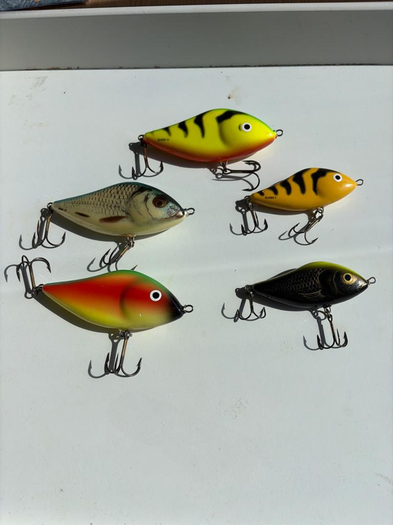 Set Salmo Slider Jerkbaits (5 stuks), Watersport en Boten, Ophalen of Verzenden, Gebruikt, Kunstaas