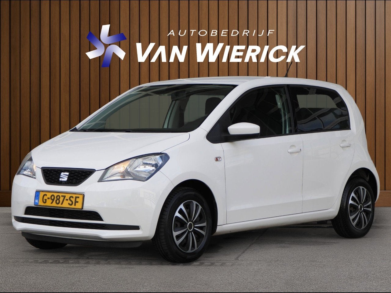 Seat Mii 1.0 Style 5-Deurs | Stoelverwarming | Android Auto, Auto's, Voorwielaandrijving, Gebruikt, Mii, Wit