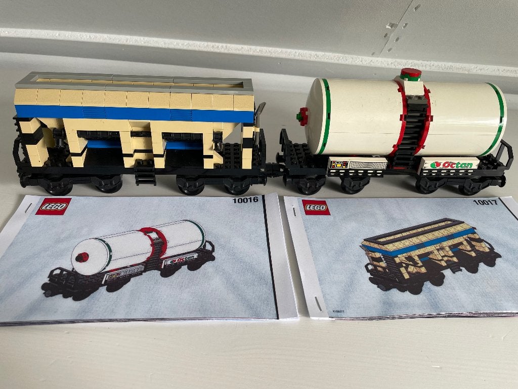 Lego 10016 10017 Octan en hopper trein wagon, Kinderen en Baby's, Ophalen of Verzenden, Zo goed als nieuw, Lego