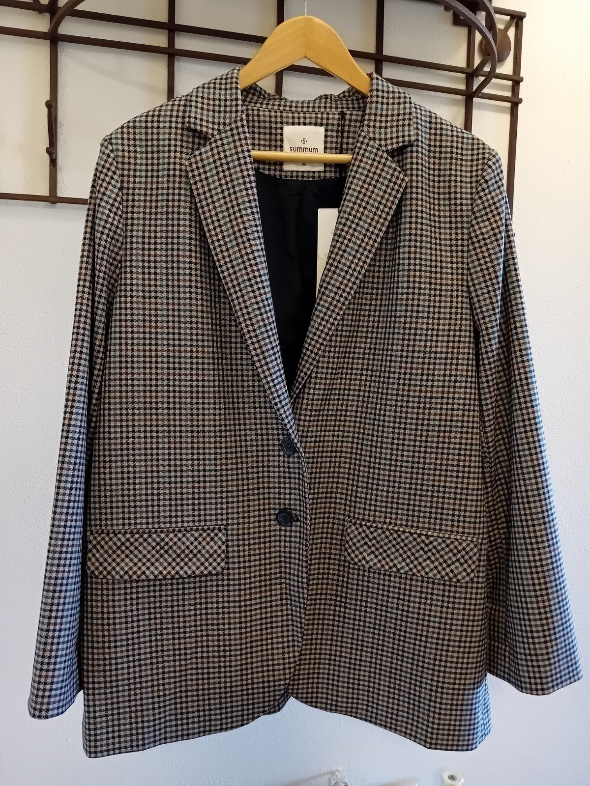 Geruite blazer van Summum, nieuw, maat 46., Ophalen of Verzenden, Nieuw, Maat 46/48 (XL) of groter