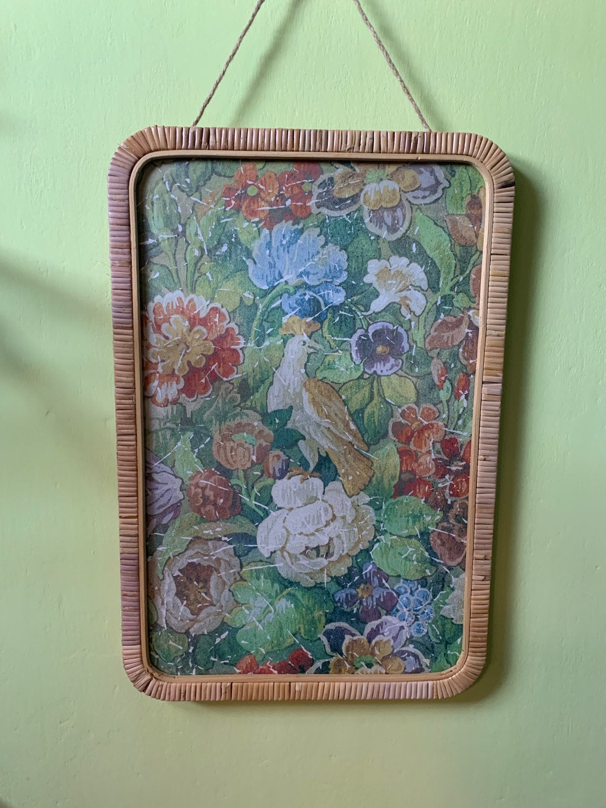 Wanddecoratie met bloemenprint, Ophalen, 40 cm, 60 cm, Decoratieobject