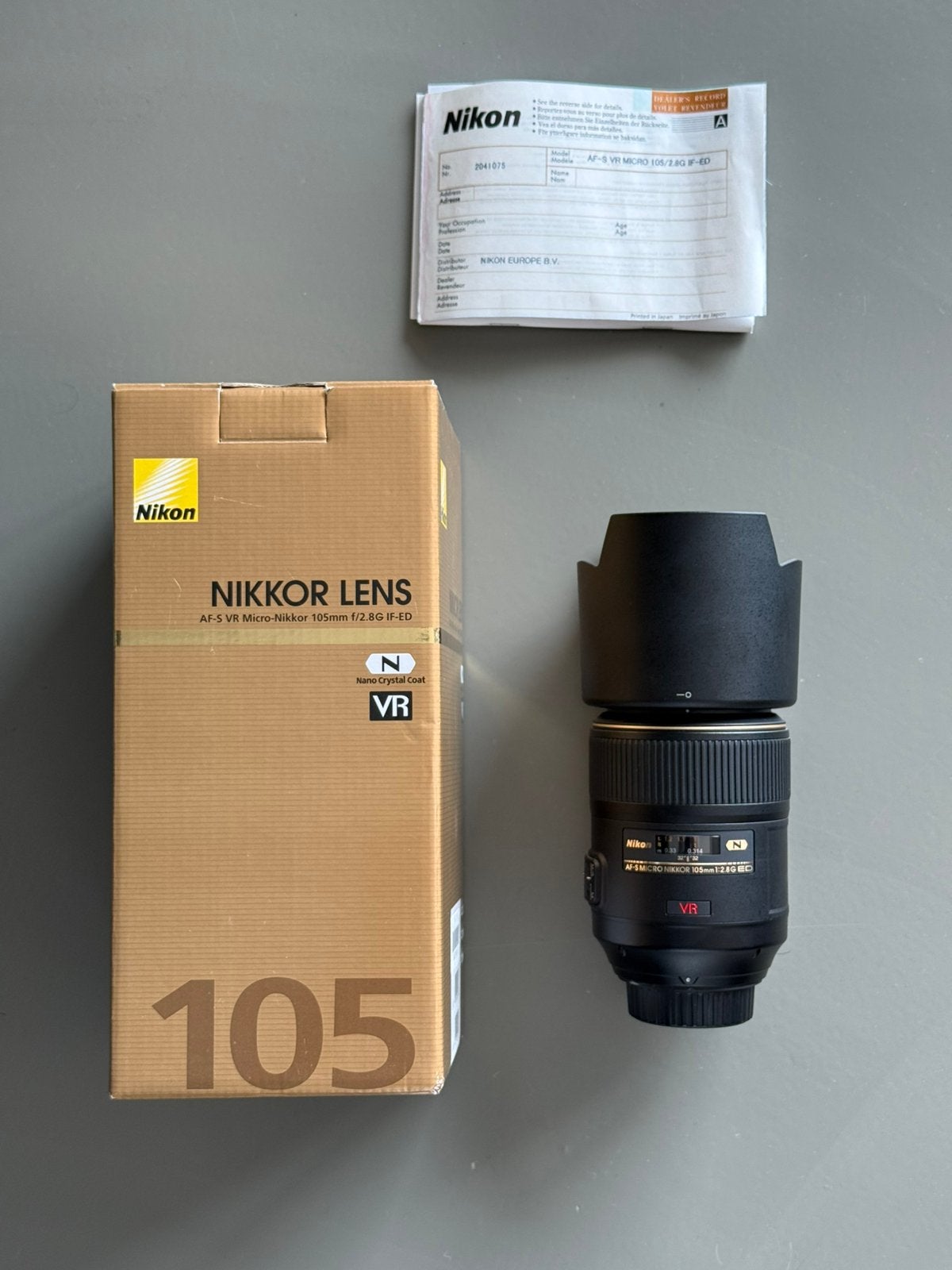 Nikon AF-S Nikkor 105mm Micro f/2.8 VR incl MRC filter, Audio, Tv en Foto, Fotografie | Lenzen en Objectieven, Nikon, Ophalen of Verzenden