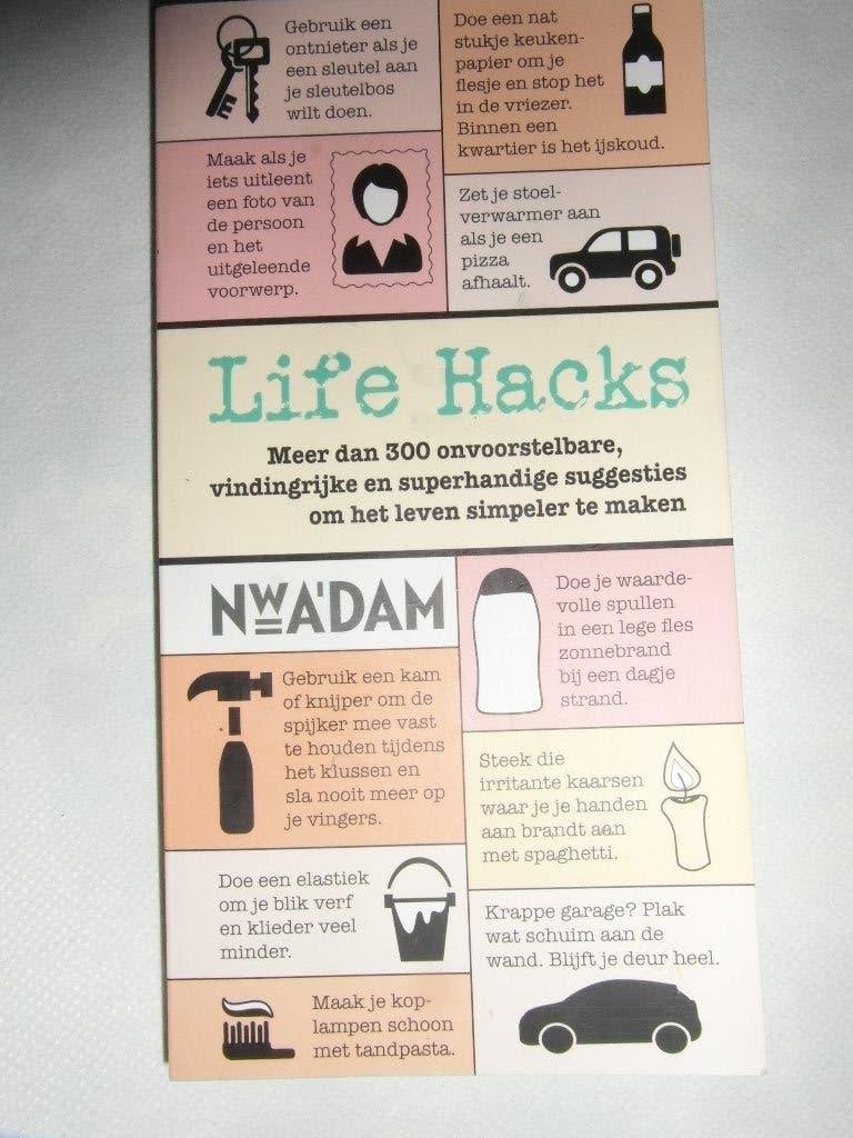 Life Hacks, Machteld Smid, Ophalen of Verzenden, Zo goed als nieuw, Nederland