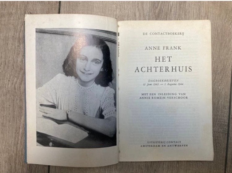 Het Achterhuis - Anne Frank (14e druk 1957), Ophalen of Verzenden, Gelezen, Nederland