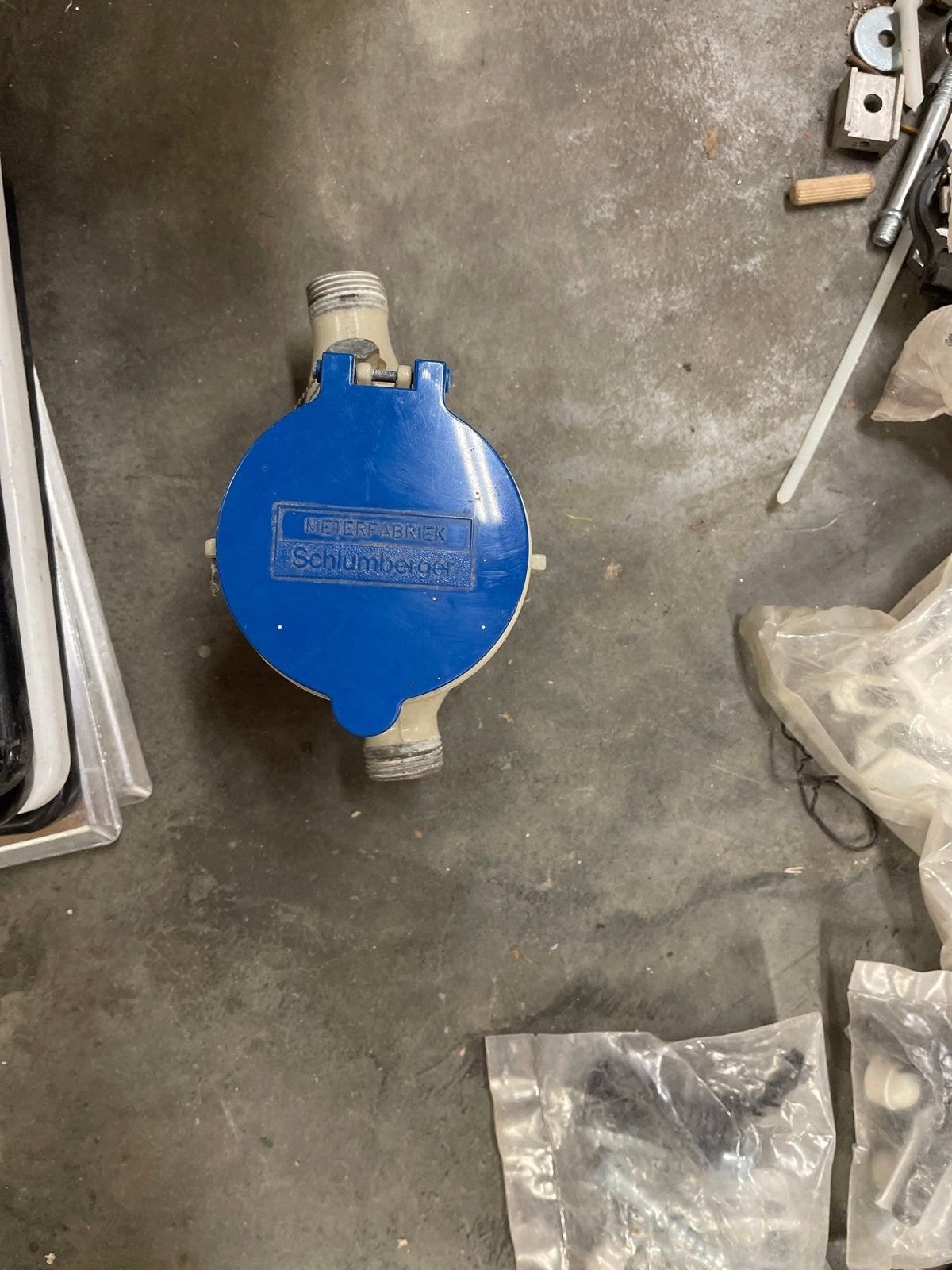 Watermeter Schlumberger (1990) - Gebruikt, Ophalen of Verzenden, Gebruikt, Inhoud
