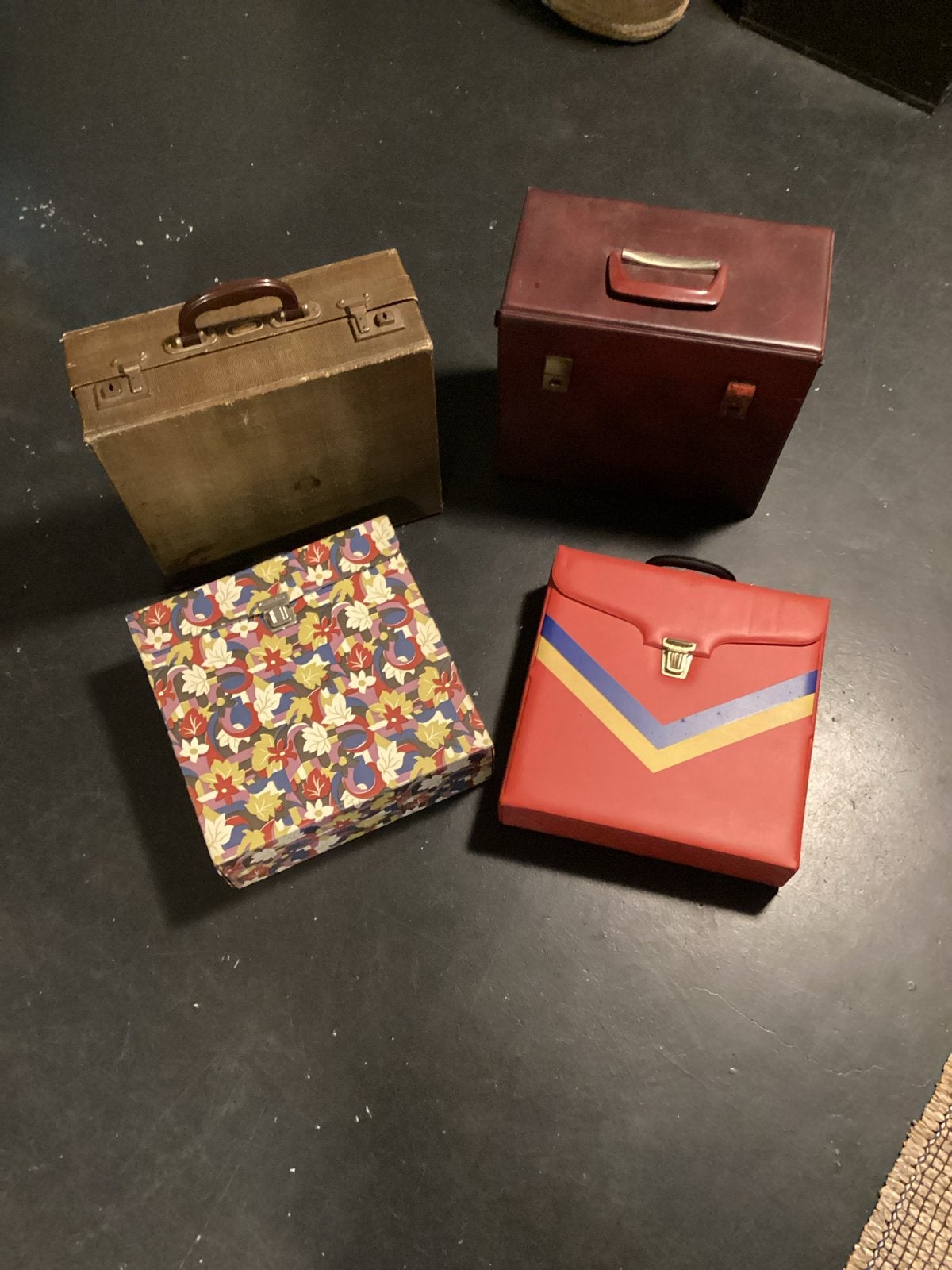 Vintage opbergsysteem voor vinyl platen, Ophalen, Overige formaten