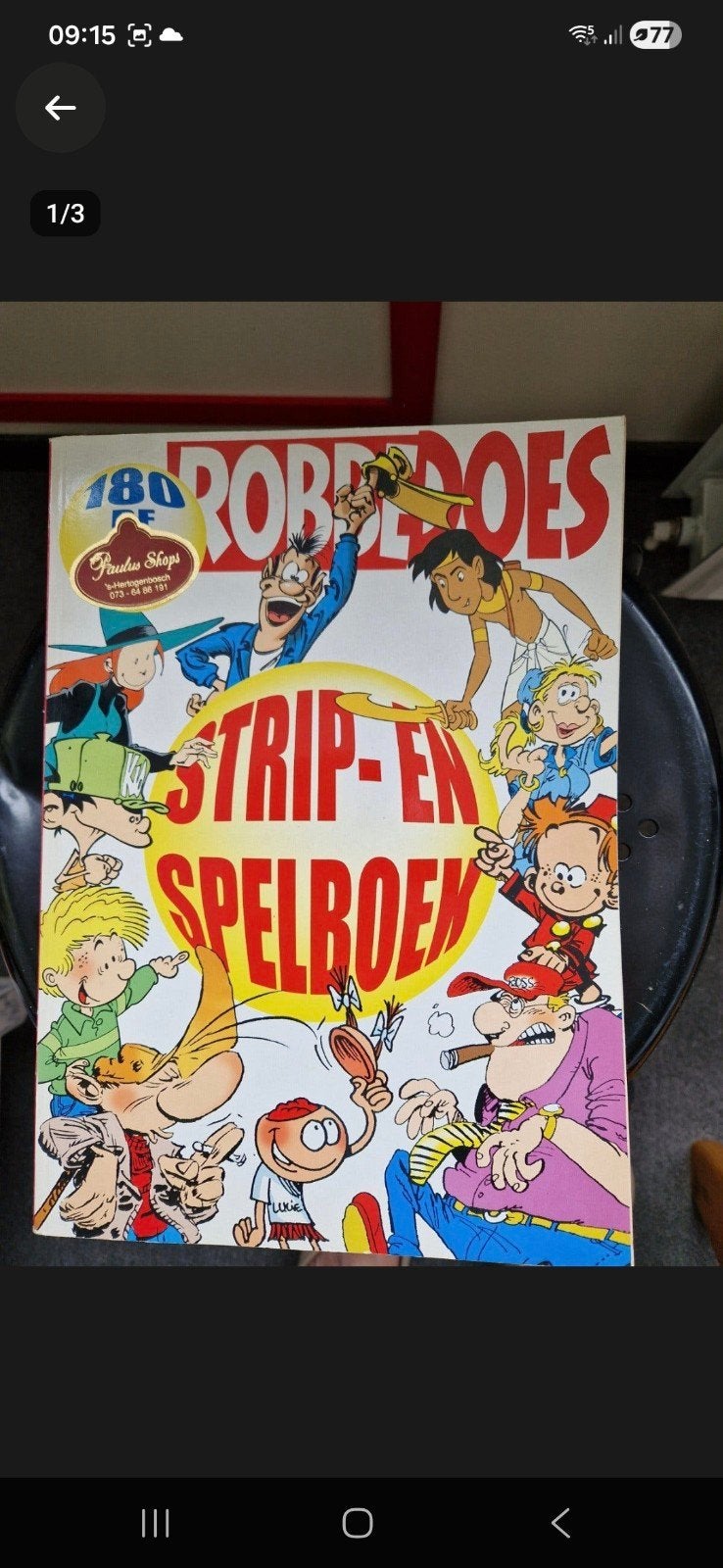 robbedoes  strip en spel boek, Ophalen of Verzenden, Nieuw