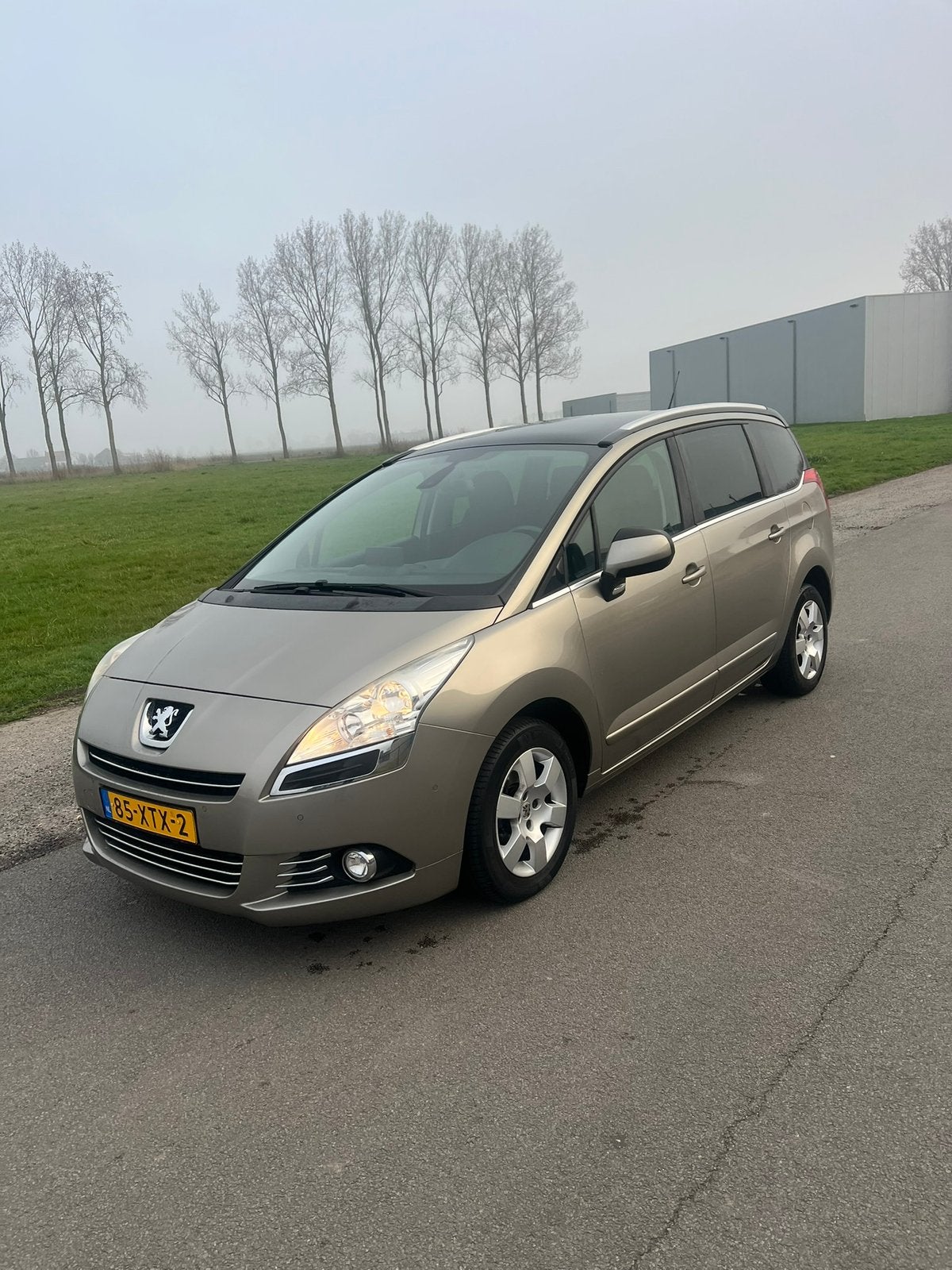 Peugeot 5008 1.6 THP 5PL 2012 Grijs, Auto's, Voorwielaandrijving, 1550 kg, 1435 kg, 75 €/maand