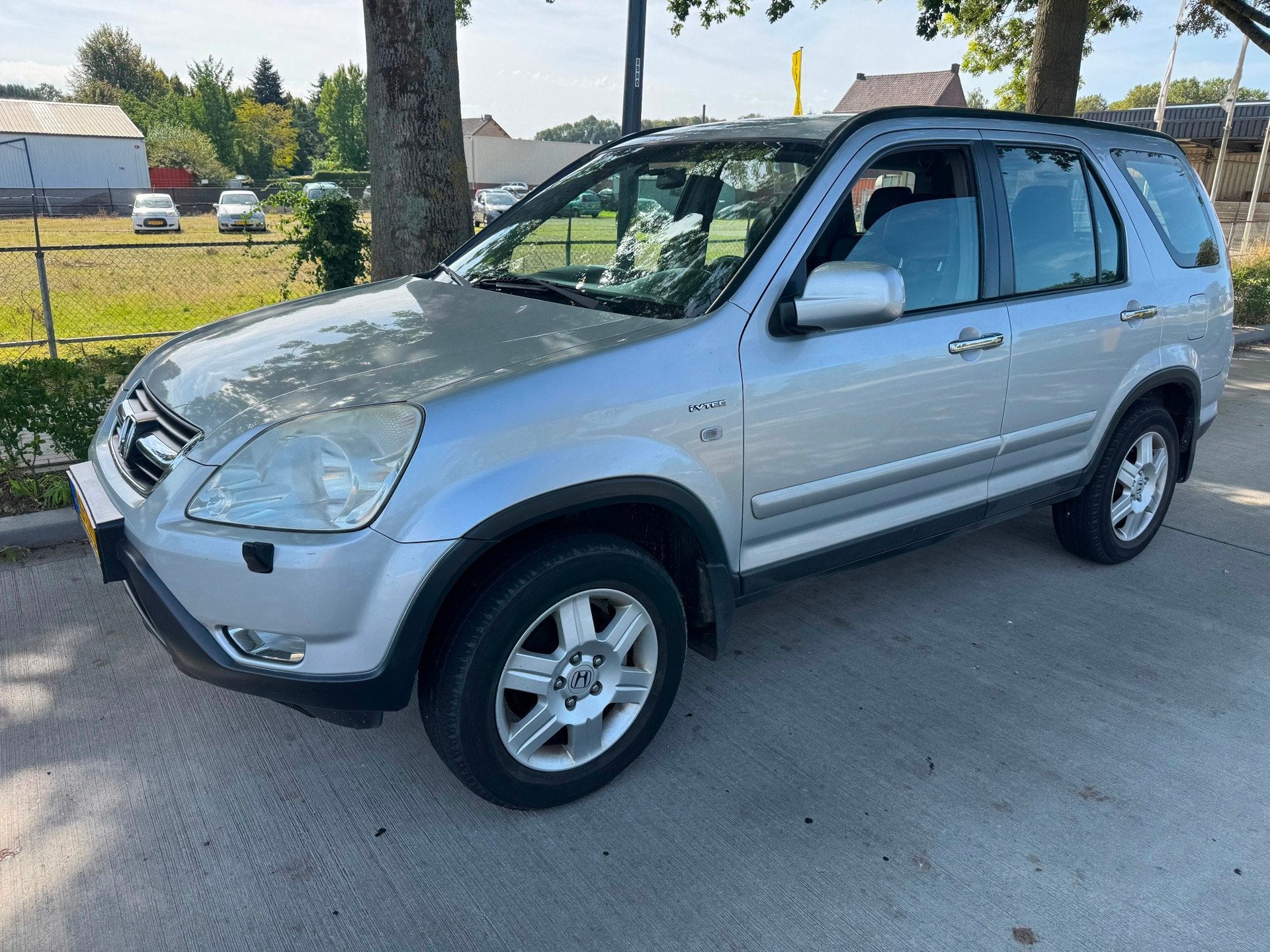 Honda CR-V 2.0i Executive Airco Leer, Auto's, 1998 cc, Zwart, 4 cilinders, 150 pk