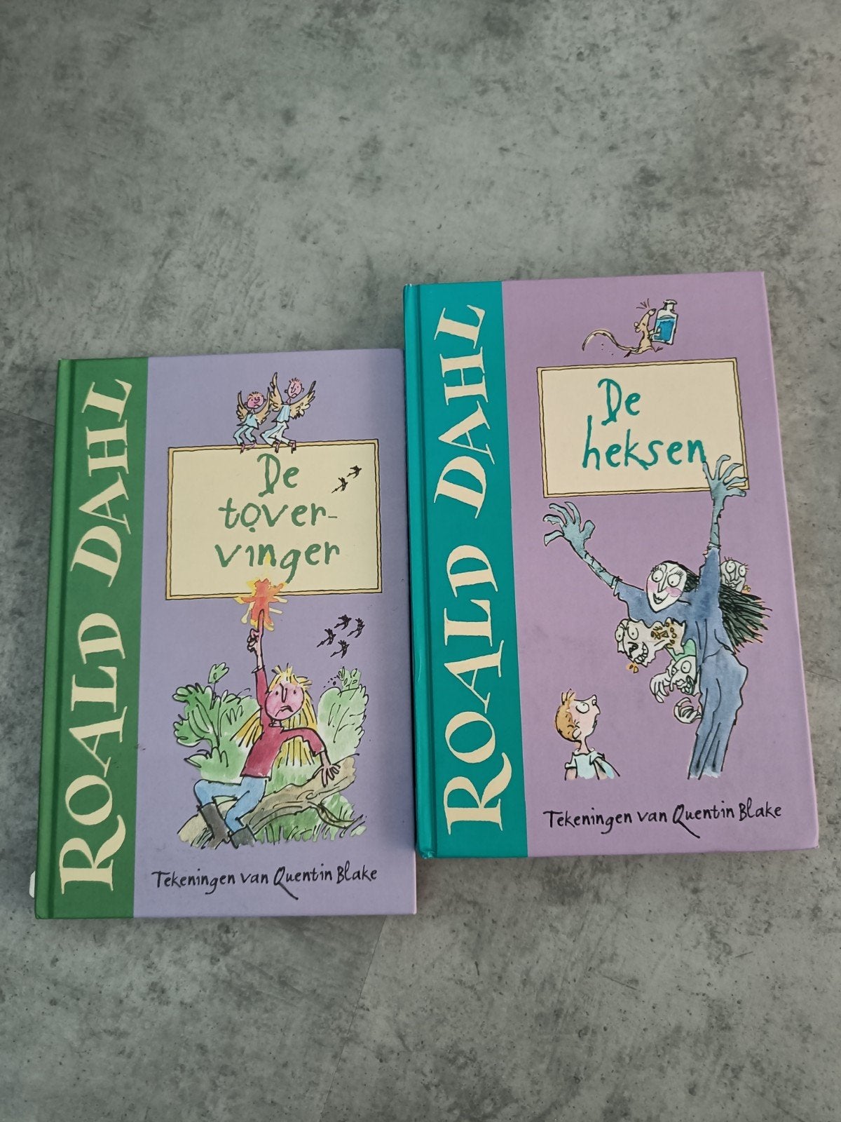Roald Dahl: De Tovenaarvinger & De Heksen (2 boeken), Ophalen of Verzenden, Zo goed als nieuw, Roald Dahl, Fictie algemeen
